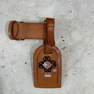 Louis Vuitton Luggage Tag with Handpainted Design Pickleball Vivienne